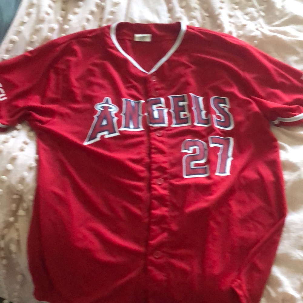 Los Angeles angels trout promo jersey